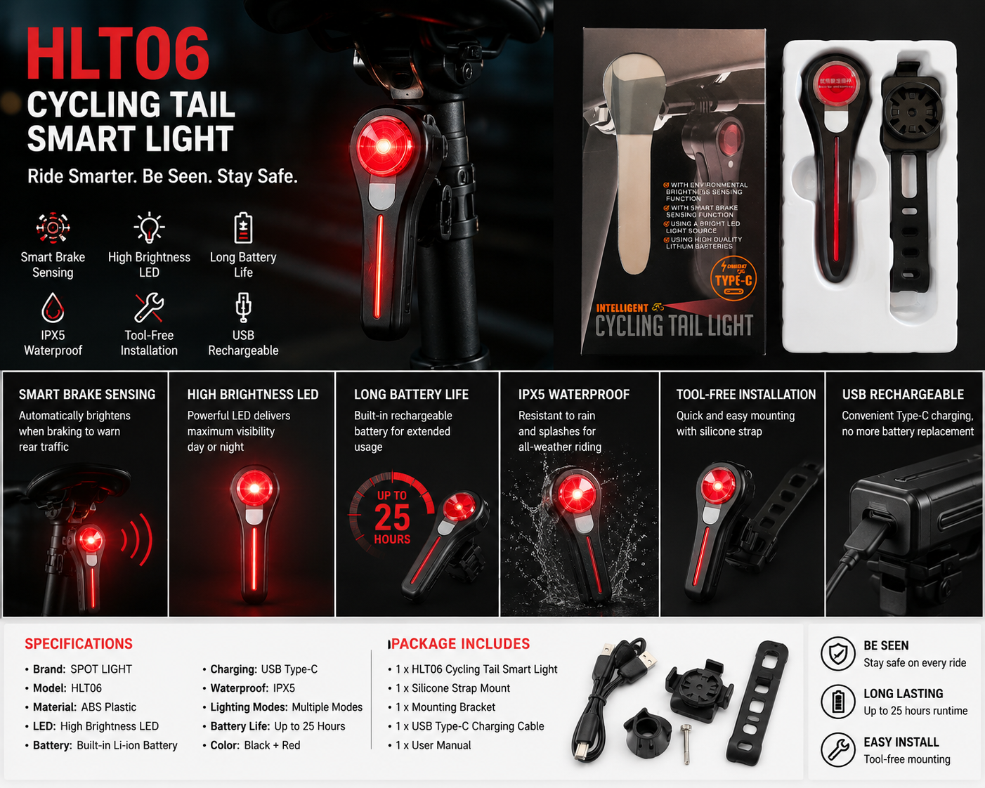 HLT06 SPOT LIGHT T24 SMART TAIL LIGHT