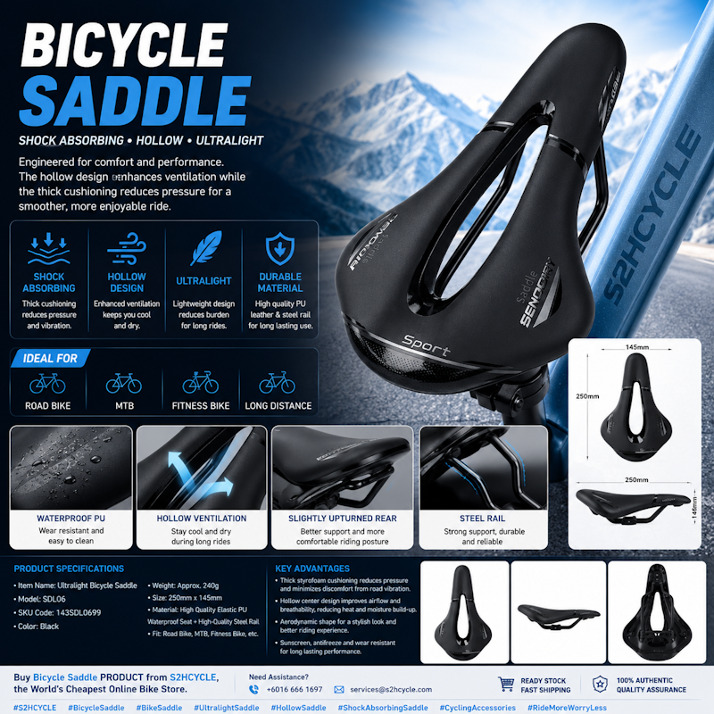 SENOWOIRY SDL06 COMFORT SADDLE - Image 2