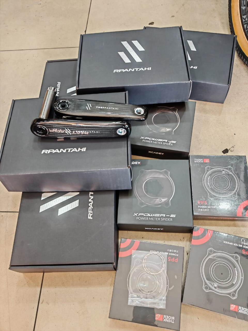 RPANTAHI Carbon Fiber Road Bicycle Power Crankset