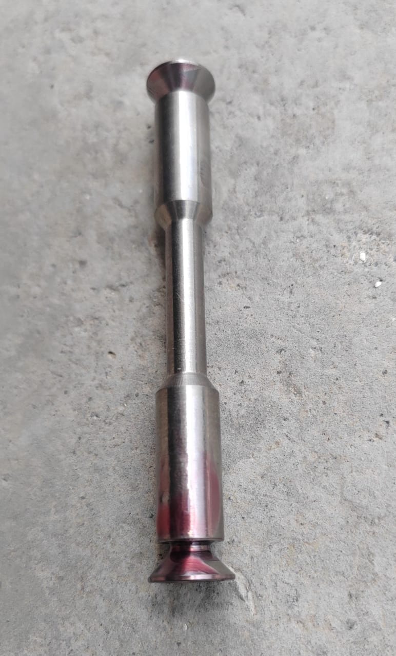 fixory Precision Folding Bike Hinge Titanium Screw Tube Axle Durable Bike Spare Component for Rear Fork Servicing
