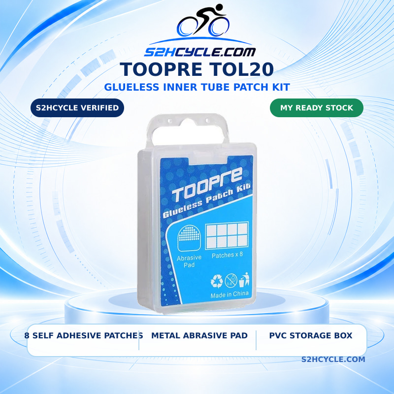 TOOPRE TOL20 Glueless Inner Tube Patch Kit